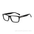 New Fashion Rectangle Full Rim Acetate Built-in Flex Hinge Glasses Frames